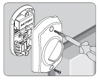 schlage keypad lock manual, Remove the inside cover